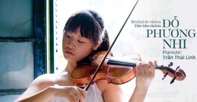 Tài năng violin trẻ Đỗ Phương Nhi với đêm độc tấu sâu lắng và đầy cảm xúc (31/7/2017)